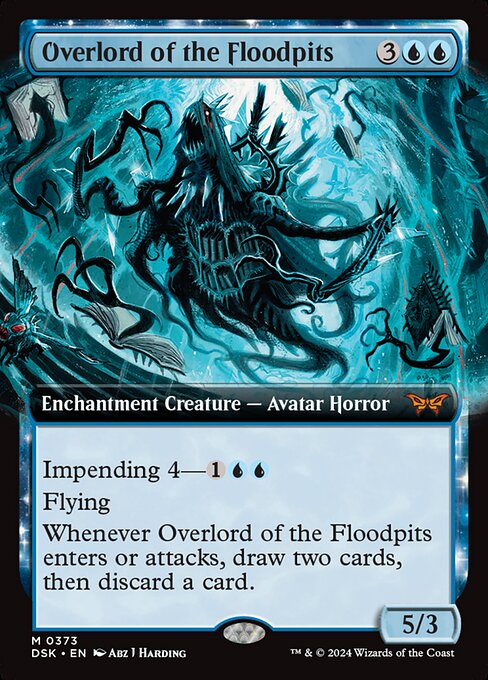 naokuroshop MTG [DSK][0373][青][M][EN][フラッドピットの大主/Overlord of the Floodpits]（foil） NM