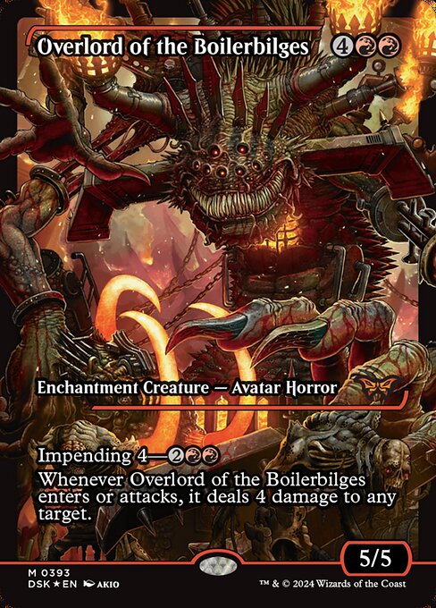 naokuroshop MTG [DSK][0393][赤][M][EN][ボイラービルジの大主/Overlord of the Boilerbilges] NM