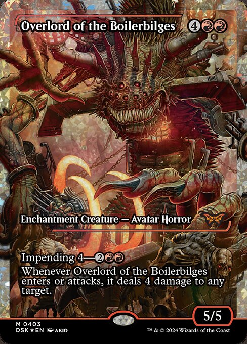 naokuroshop MTG [DSK][0403][赤][M][EN][ボイラービルジの大主/Overlord of the Boilerbilges]（foil） NM