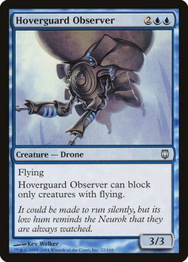 naokuroshop MTG [DST][022][青][U][JP][空護りの観察者/Hoverguard Observer] NM