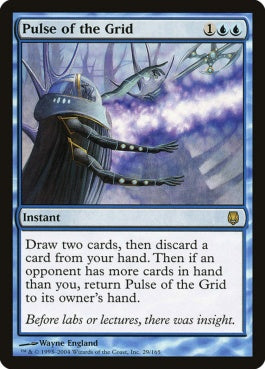 naokuroshop MTG [DST][029][青][R][EN][グリッドの脈動/Pulse of the Grid] NM