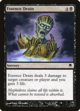 naokuroshop MTG [DST][043][黒][C][JP][本質の吸収/Essence Drain] NM