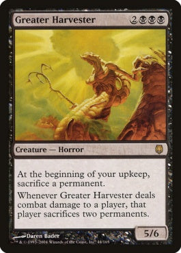 naokuroshop MTG [DST][044][黒][R][EN][大いなる収穫者/Greater Harvester] NM