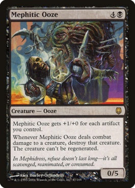 naokuroshop MTG [DST][047][黒][R][JP][毒気のウーズ/Mephitic Ooze] NM