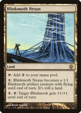 naokuroshop MTG [DST][163][土地][R][EN][ちらつき蛾の生息地/Blinkmoth Nexus] NM