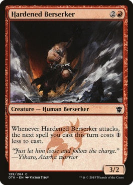 naokuroshop MTG [DTK][139][赤][C][EN][鍛えられた狂戦士/Hardened Berserker] NM