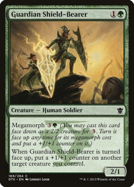 naokuroshop MTG [DTK][189][緑][C][EN][盾を持つ守護者/Guardian Shield-Bearer] NM