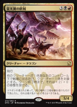 naokuroshop MTG [DTK][214][多][R][JP][雷光翼の匪賊/Boltwing Marauder] NM