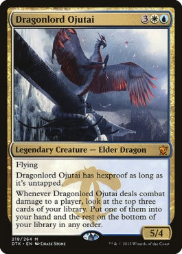 naokuroshop MTG [DTK][219][多][M][EN][龍王オジュタイ/Dragonlord Ojutai] NM