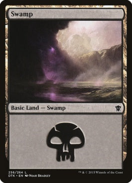 naokuroshop MTG [DTK][256][土地][C][EN][沼/Swamp] NM