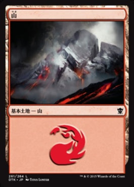 naokuroshop MTG [DTK][261][土地][C][JP][山/Mountain] NM