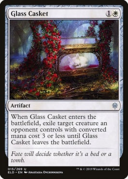 naokuroshop MTG [ELD][015][白][U][EN][ガラスの棺/Glass Casket] NM