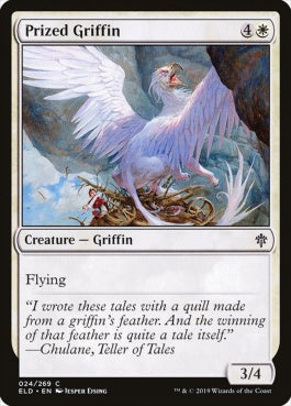 naokuroshop MTG [ELD][024][白][C][EN][尊きグリフィン/Prized Griffin] NM