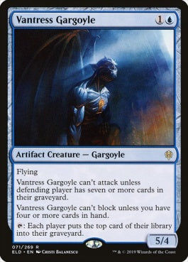 naokuroshop MTG [ELD][071][青][R][EN][ヴァントレスのガーゴイル/Vantress Gargoyle] NM