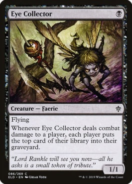 naokuroshop MTG [ELD][086][黒][C][EN][目玉収集家/Eye Collector] NM