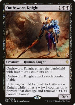 naokuroshop MTG [ELD][098][黒][R][EN][誓いを立てた騎士/Oathsworn Knight] NM