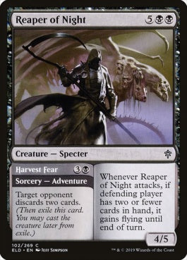 naokuroshop MTG [ELD][102][黒][C][EN][夜の死神/Reaper of Night] NM