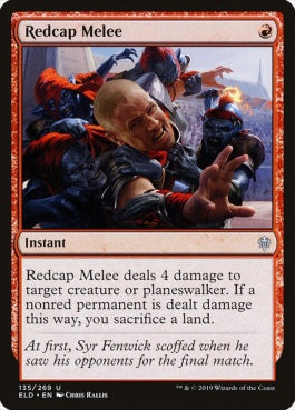 naokuroshop MTG [ELD][135][赤][U][EN][レッドキャップの乱闘/Redcap Melee] NM