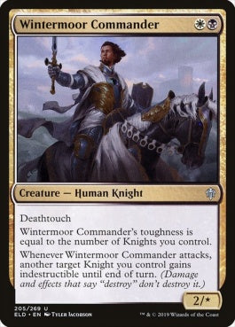 naokuroshop MTG [ELD][205][多][U][EN][冬荒野の指揮官/Wintermoor Commander] NM