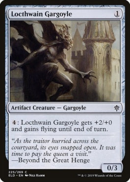 naokuroshop MTG [ELD][225][茶][C][EN][ロークスワインのガーゴイル/Locthwain Gargoyle] NM