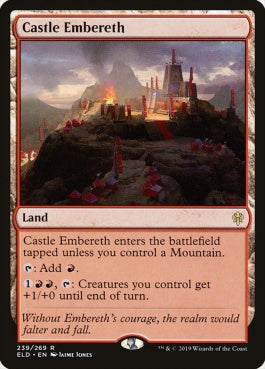 naokuroshop MTG [ELD][239][土地][R][EN][エンバレス城/Castle Embereth] NM