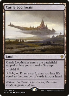 naokuroshop MTG [ELD][241][土地][R][EN][ロークスワイン城/Castle Locthwain] NM