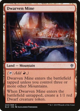 naokuroshop MTG [ELD][243][土地][C][EN][ドワーフの鉱山/Dwarven Mine] NM