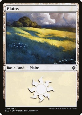 naokuroshop MTG [ELD][251][土地][C][EN][平地/Plains] NM