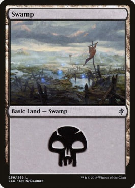 naokuroshop MTG [ELD][259][土地][C][EN][沼/Swamp] NM