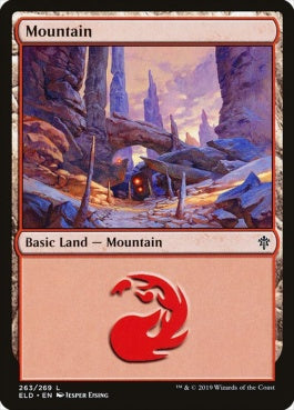 naokuroshop MTG [ELD][263][土地][C][EN][山/Mountain] NM