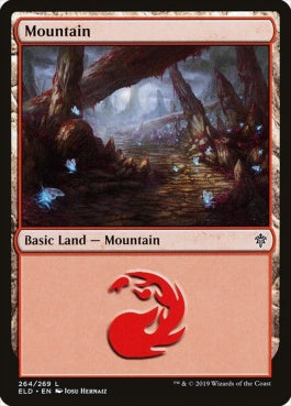 naokuroshop MTG [ELD][264][土地][C][EN][山/Mountain] NM