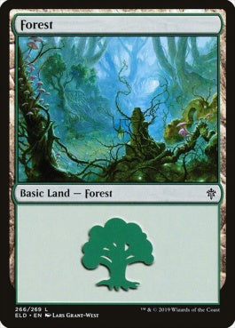 naokuroshop MTG [ELD][266][土地][C][EN][森/Forest] NM