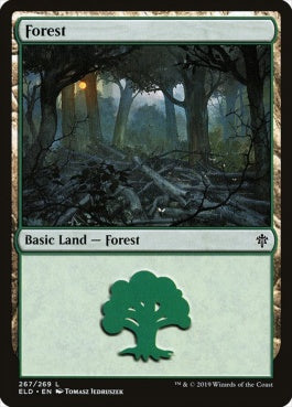 naokuroshop MTG [ELD][267][土地][C][EN][森/Forest] NM