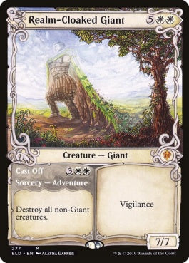 naokuroshop MTG [ELD][277][白][M][EN][王国まといの巨人/Realm-Cloaked Giant] NM