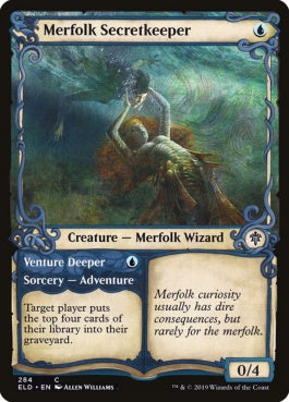 naokuroshop MTG [ELD][284][青][C][EN][マーフォークの秘守り/Merfolk Secretkeeper] NM