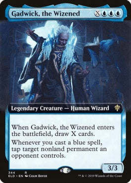 naokuroshop MTG [ELD][344][青][R][EN][老いたる者、ガドウィック/Gadwick, the Wizened] NM