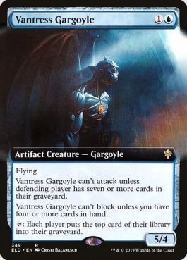 naokuroshop MTG [ELD][349][青][R][EN][ヴァントレスのガーゴイル/Vantress Gargoyle] NM