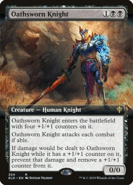 naokuroshop MTG [ELD][354][黒][R][EN][誓いを立てた騎士/Oathsworn Knight] NM