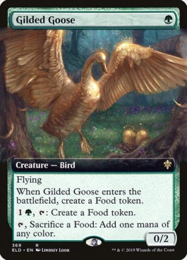 naokuroshop MTG [ELD][369][緑][R][EN][金のガチョウ/Gilded Goose] NM