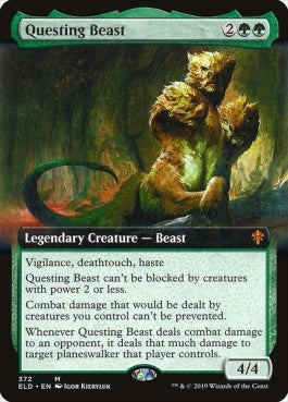 naokuroshop MTG [ELD][372][緑][M][EN][探索する獣/Questing Beast] NM