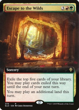 naokuroshop MTG [ELD][379][多][R][EN][僻境への脱出/Escape to the Wilds] NM