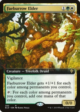 naokuroshop MTG [ELD][380][多][R][EN][フェイ庄の古老/Faeburrow Elder] NM