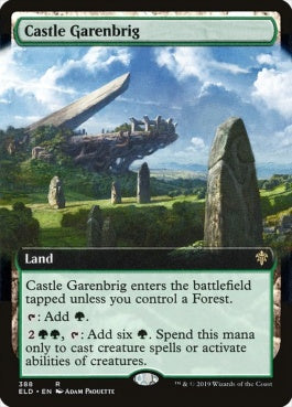 naokuroshop MTG [ELD][388][土地][R][EN][ギャレンブリグ城/Castle Garenbrig] NM