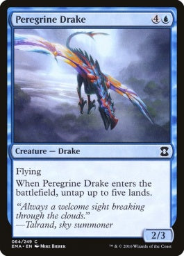 naokuroshop MTG [EMA][064][青][C][EN][流浪のドレイク/Peregrine Drake] NM