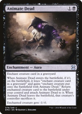 naokuroshop MTG [EMA][078][黒][U][EN][動く死体/Animate Dead] NM