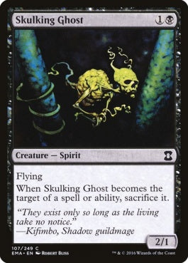 naokuroshop MTG [EMA][107][黒][C][EN][卑屈な幽霊/Skulking Ghost] NM