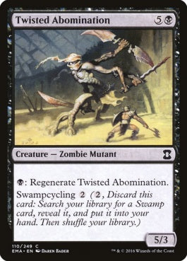 naokuroshop MTG [EMA][110][黒][C][EN][よじれた嫌悪者/Twisted Abomination] NM