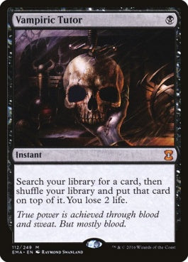 naokuroshop MTG [EMA][112][黒][M][EN][吸血の教示者/Vampiric Tutor] NM