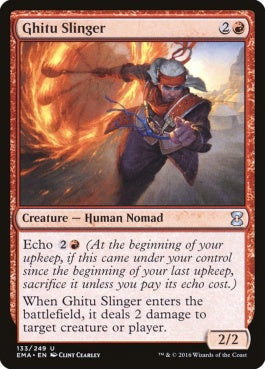 naokuroshop MTG [EMA][133][赤][U][EN][ギトゥの投石戦士/Ghitu Slinger] NM