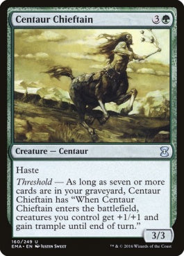 naokuroshop MTG [EMA][160][緑][U][EN][ケンタウルスの酋長/Centaur Chieftain] NM